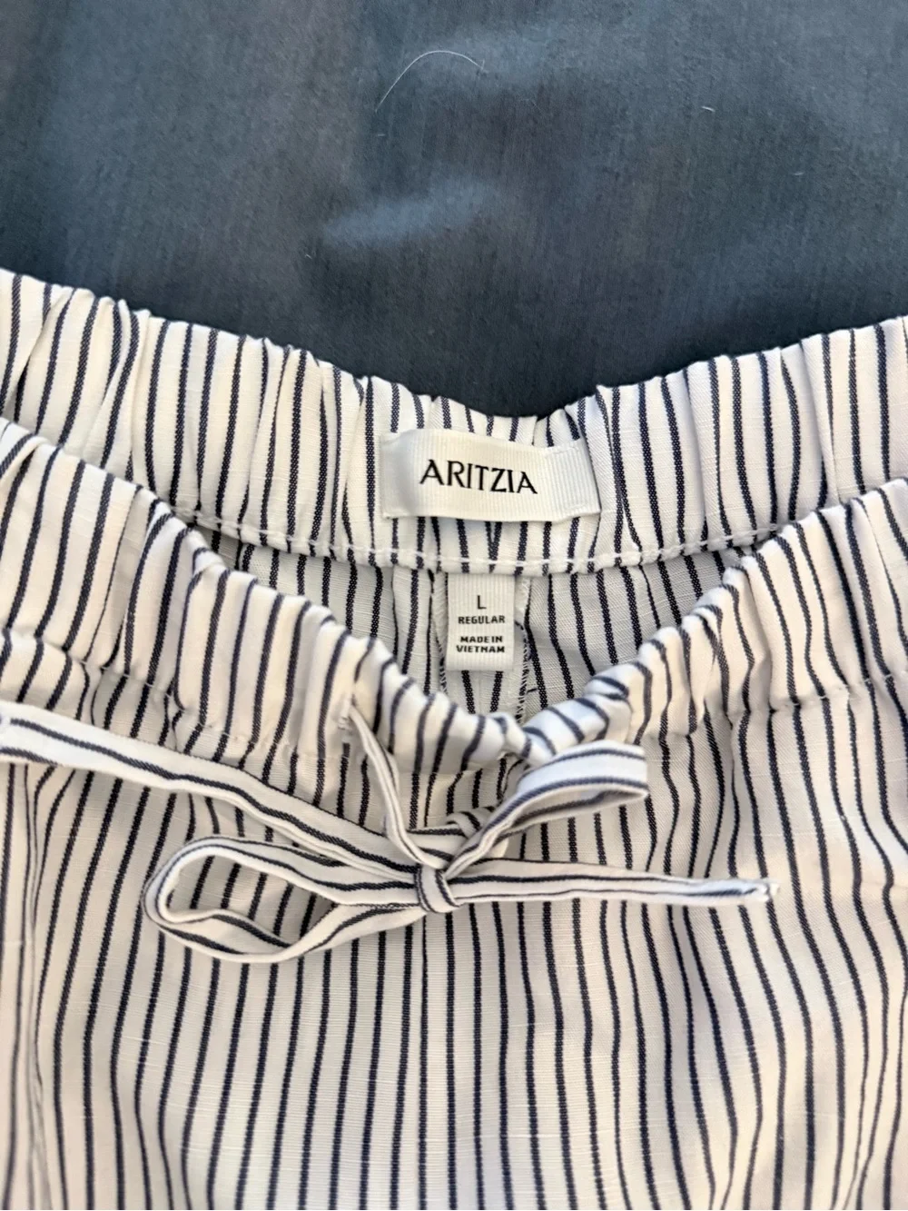 Aritzia Lodge pant cruise Linen size L NWOT